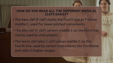 How Do You Read All The Different Musical Clefs Easily? - Classical Serenade