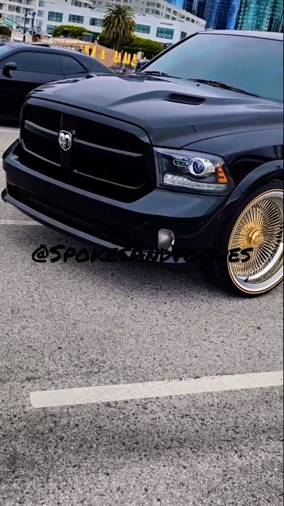 Dodge Ram Truck on Daytons & Vogues Tires #SpokesAndVogues