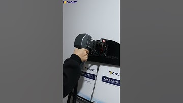 How to DIY letter on coated metal by CYCJET New Type M20 Handheld Laser Marking Machine