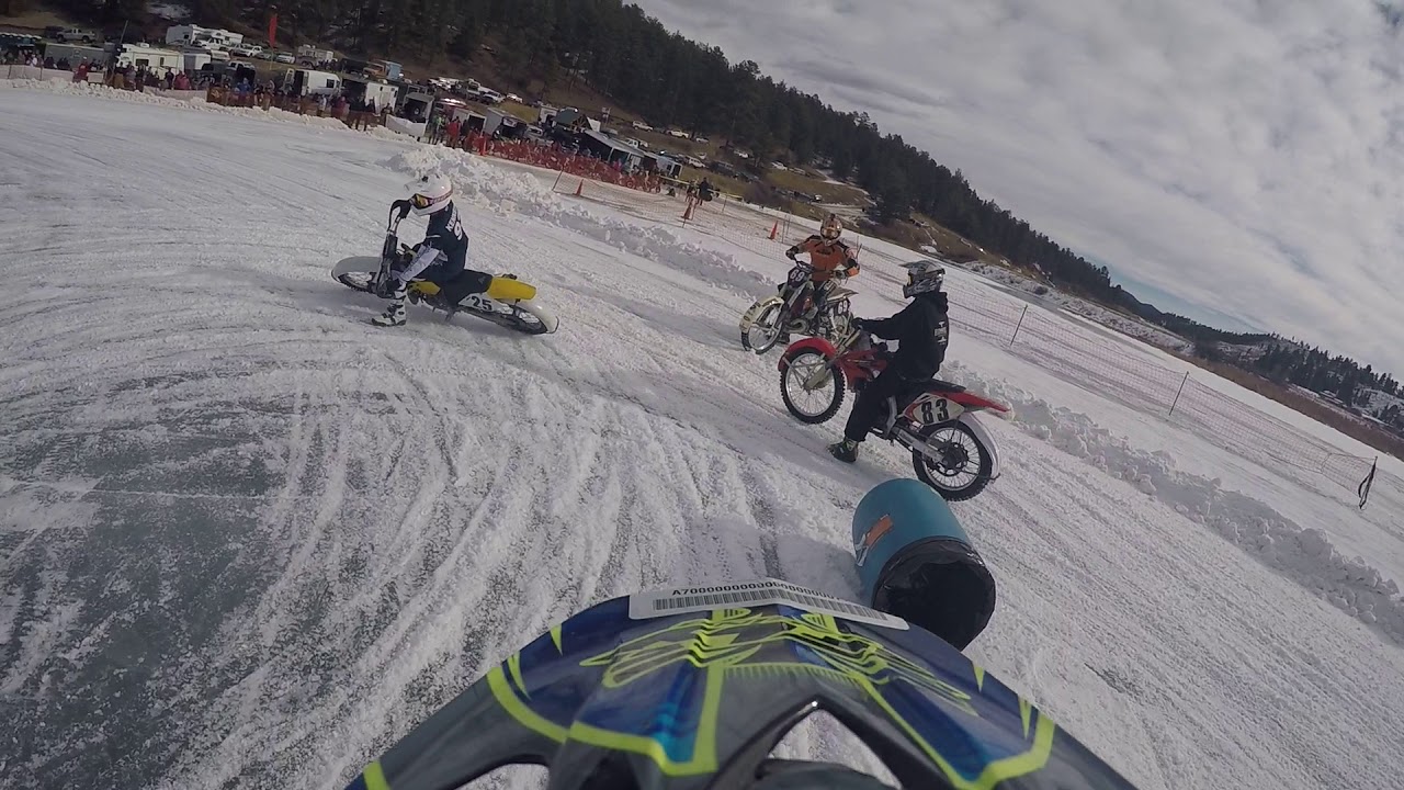 Ice racing rainbow falls Colorado 2017 - YouTube