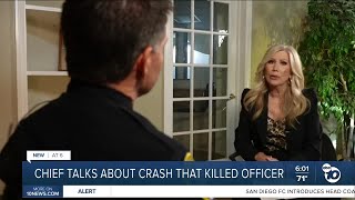 SDPD Chief talks about crash that killed officer