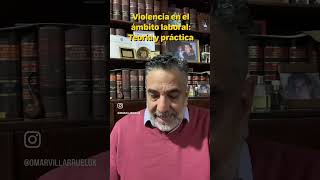 Violencia en el Ambito Laboral : Teoría y Práctica. Dr Omar Villarruel