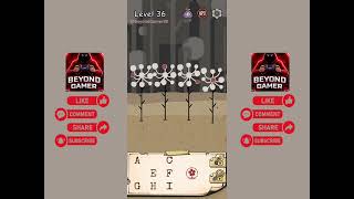 Flower Forest Word Puzzle– Level 36 Gameplay & Solution