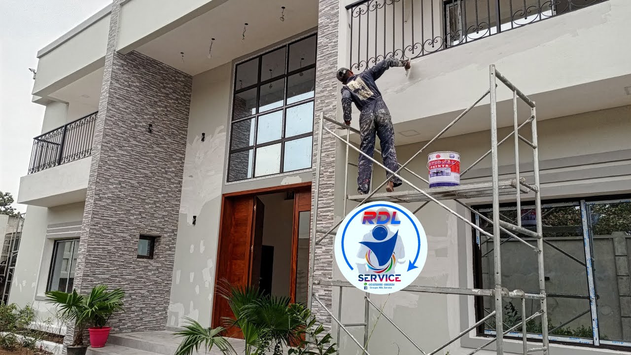 Congo-Kinshasa FINITION MAISON PEINTURE À EAU FIN DU TRAVAIL  Groupe. RDL SERVIR POUR VOUS SERVICE