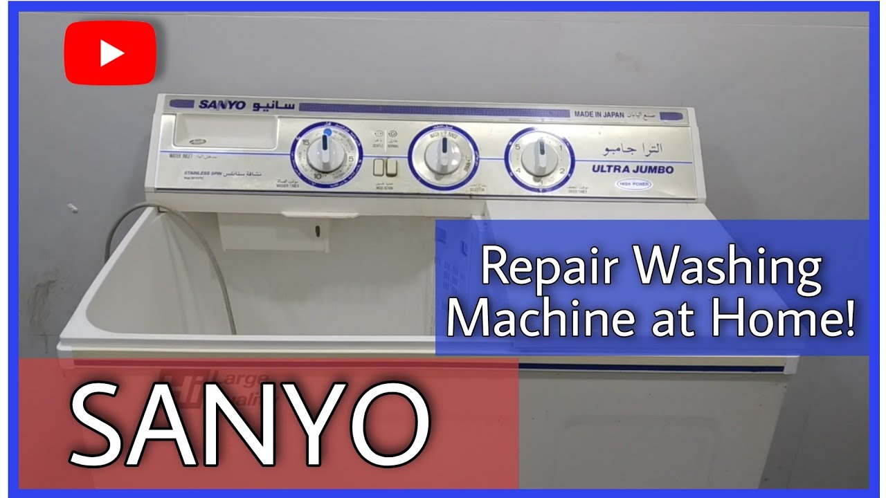 SANYO Washing Machine Repair | Spin Not Working |