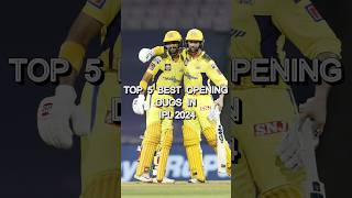 Top 5 Best Opening Duos in IPL2024, What are your thoughts 🤔 #viratkohli #fafduplessis