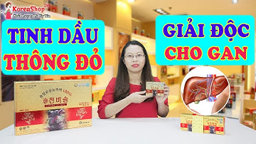 Tinh Dầu Thông Đỏ Chính Phủ Hàn Quốc Có Tốt Cho Gan Không ? Koreashop24h | KoreaShop24h