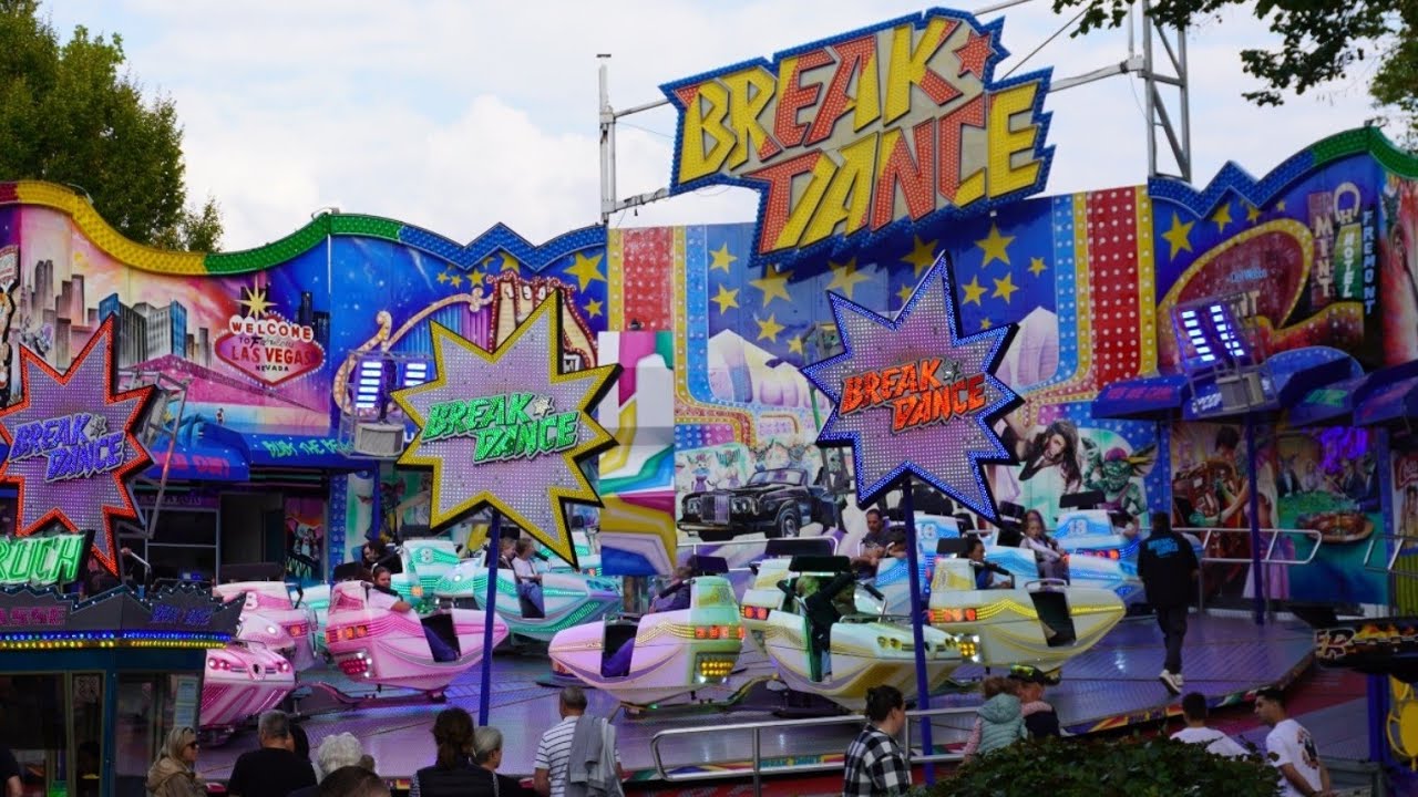 Ярмарка в Хамминкельне 2025 [4K] Все аттракционы | Ярмарке Беллхамми 50 лет