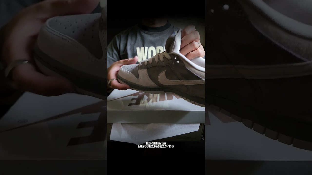Unboxing RARE Nike SB dunk London by Raresneaker 