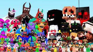 ALL 1-9 CHAPTER GARTEN OF BANBAN VS MINECRAFT LEGENDS OF HORROR (Garry's Mod)