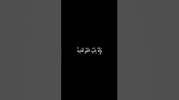 إِنَّ الإِنْسَانَ لِرَبِهِ لَكَنُودْ  #سورة_العاديات #ماهر_المعيقلي