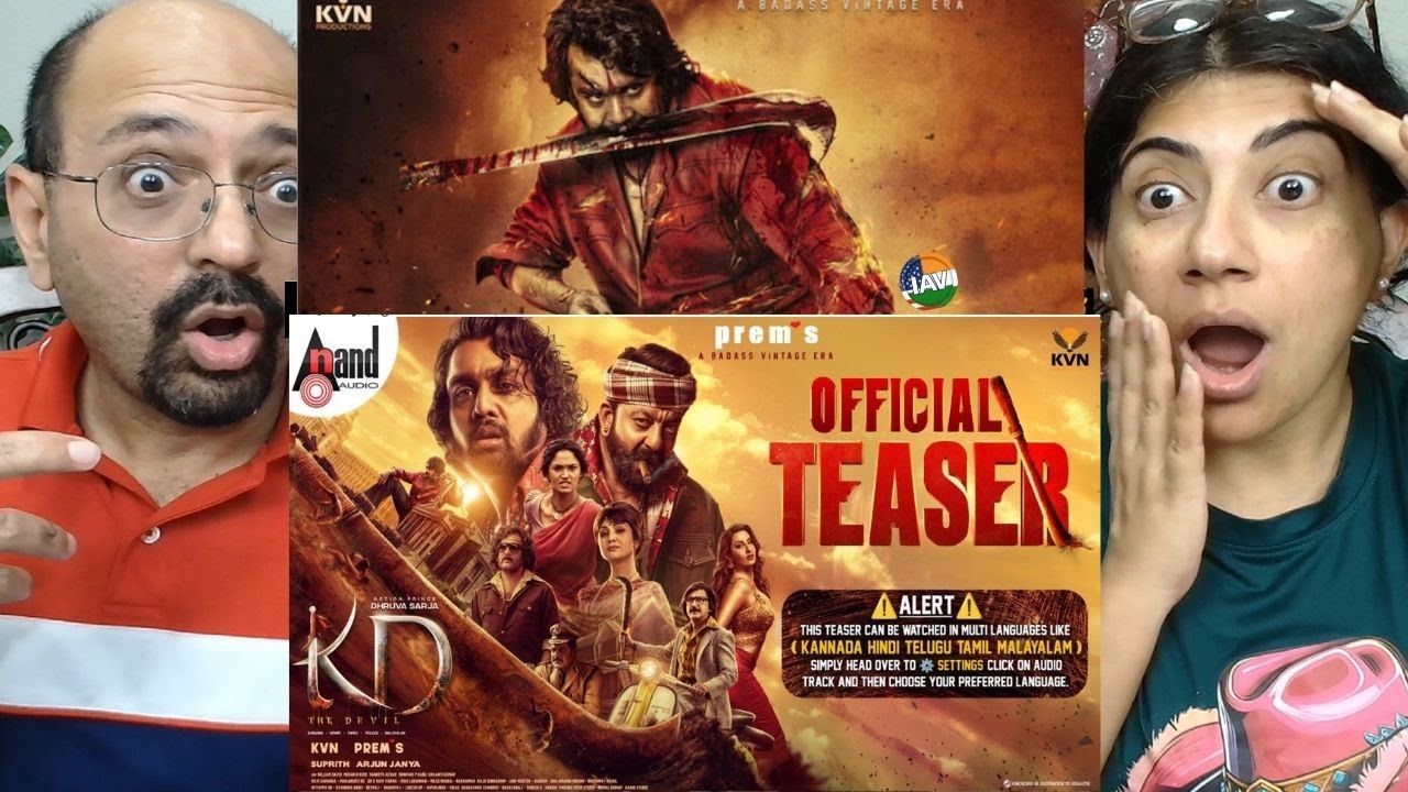 KD Official Teaser | KVN | Prems | Dhruva Sarja | Sanjay Dutt | Shilpa Shetty