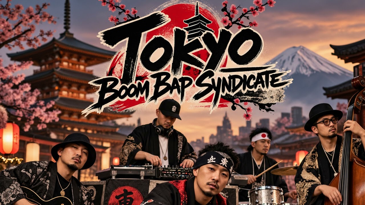 Tokyo Boom Bap Syndicate- Ronin Rythem - Samurai Beats Japanese