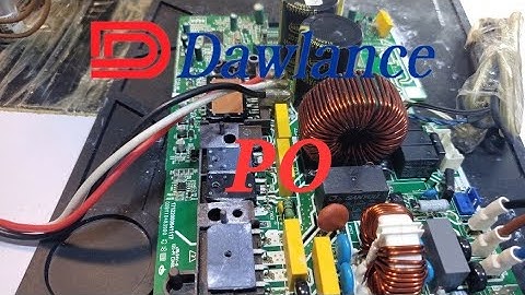 PEL Dawlance DC inverter AC P0  po error code SC PCB