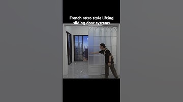 French retro style lifting sliding door systems，no track、silky smooth & lightweight #slidingdoors