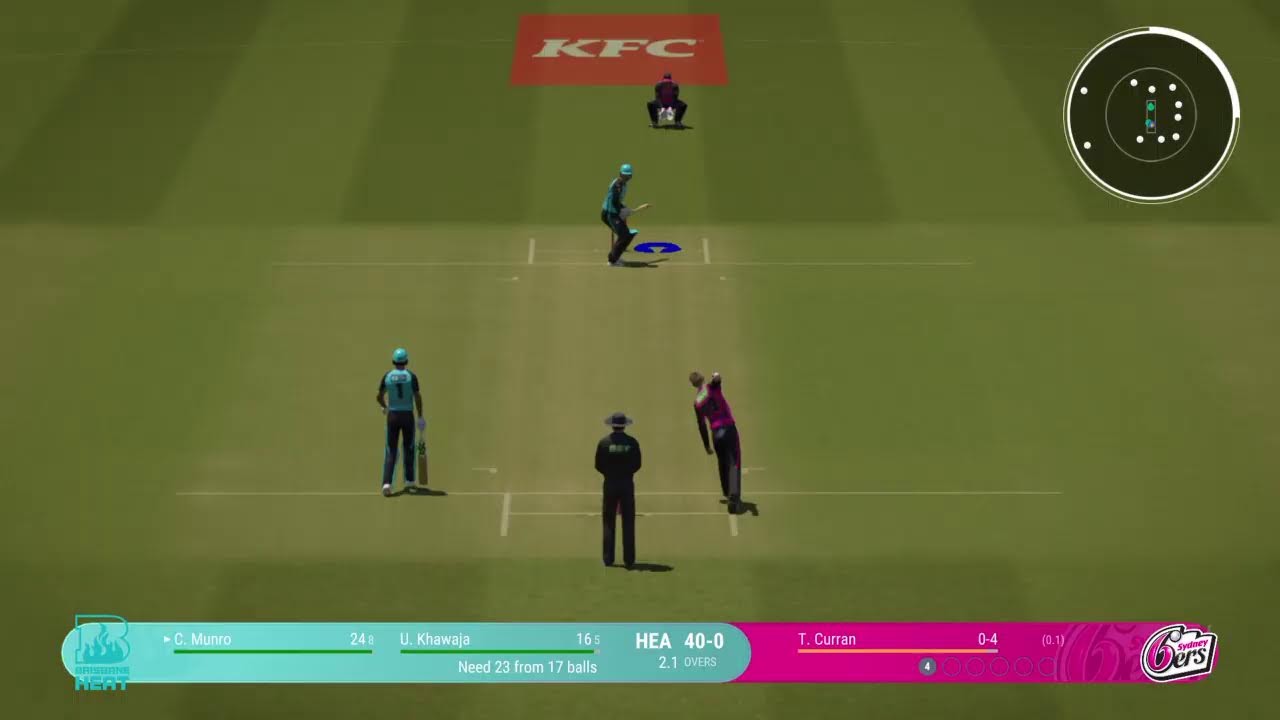 HEA VS SIX|BBL|FIVE OVER MATCH|CRICKET 24|