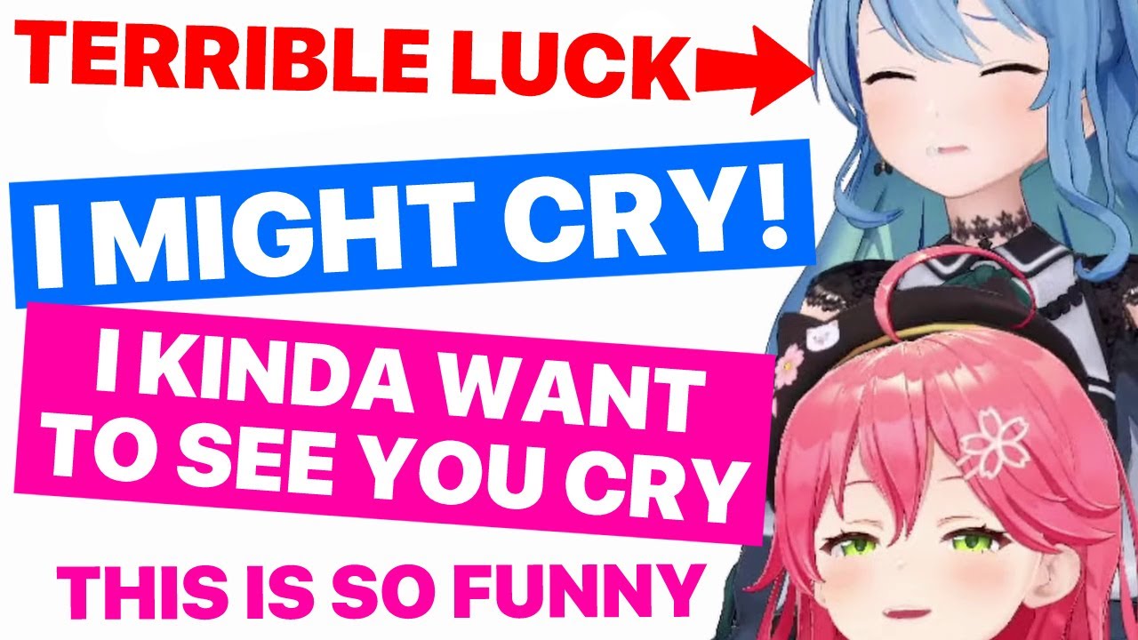 Miko Laughs At Suisei's Terrible Luck (Sakura Miko & Hoshimachi Suisei / Hololive) [Eng Sub]