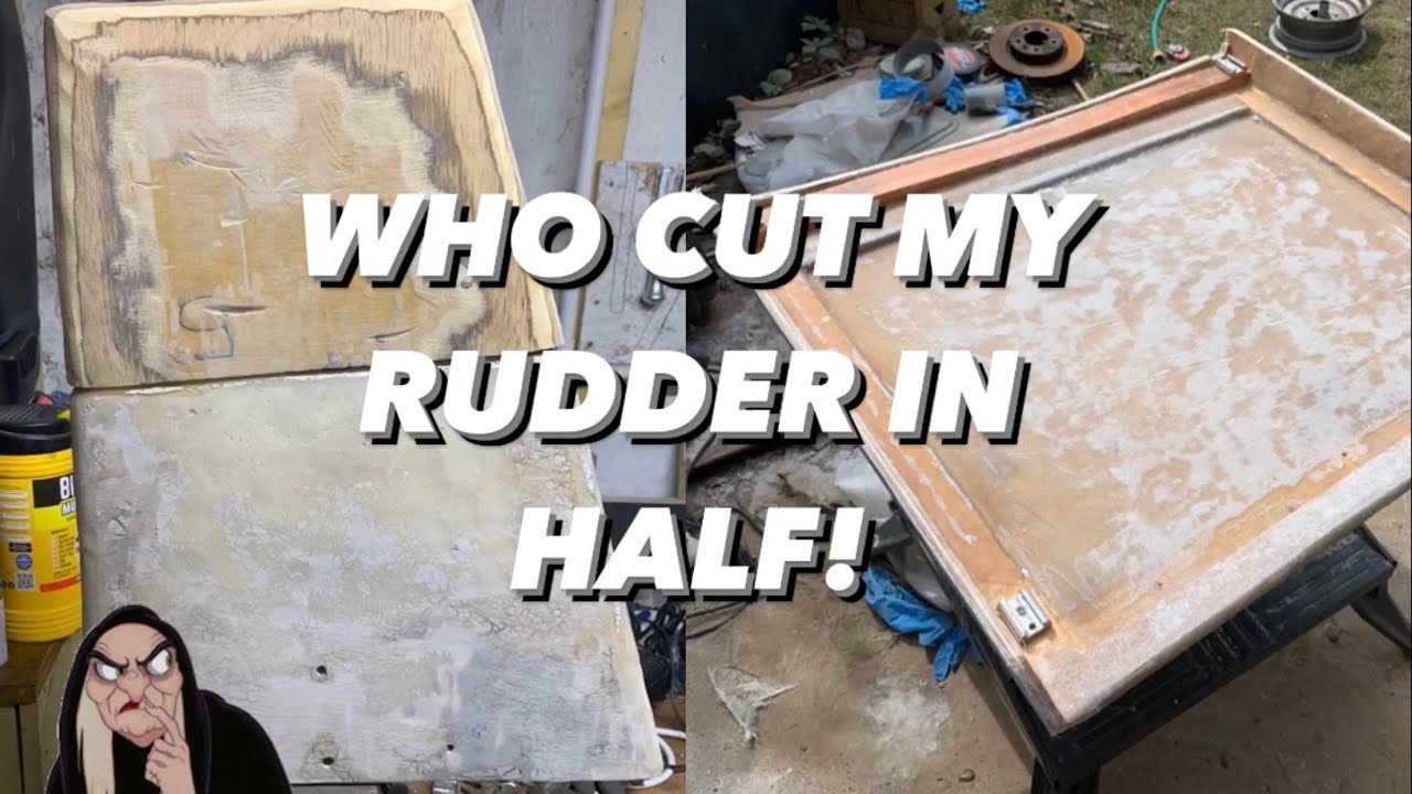 Rebuilding My Rudder And Companionway Hatch! Sailing Meraki | Ep.18