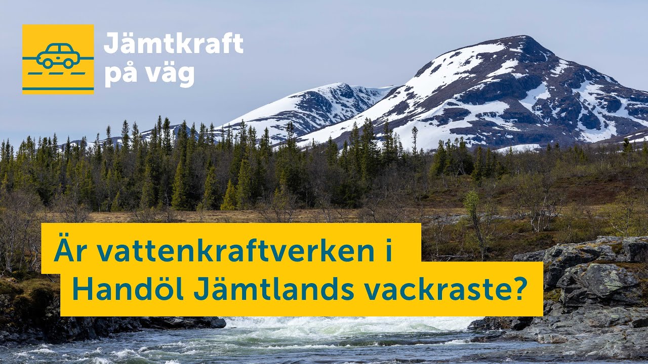 Joel rustar upp kraftverken i Handöl | Jämtkraft på väg | Elproduktion