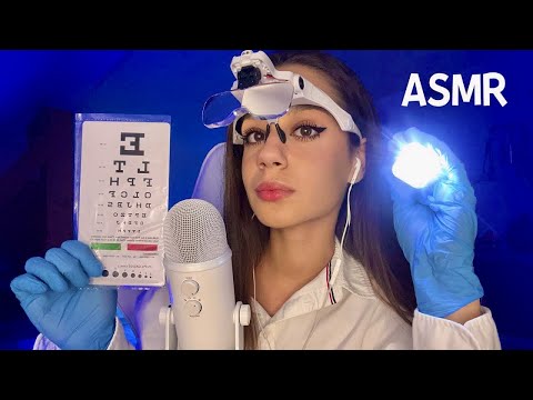АСМР 👩🏻⚕️ Огляд у лікаря-окуліста 👓 (перевірка зору, персональна увага, інструкції, ліхтарик)