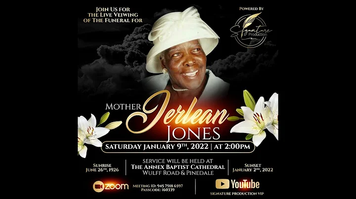 Funeral Service for the late Jerlean Jones