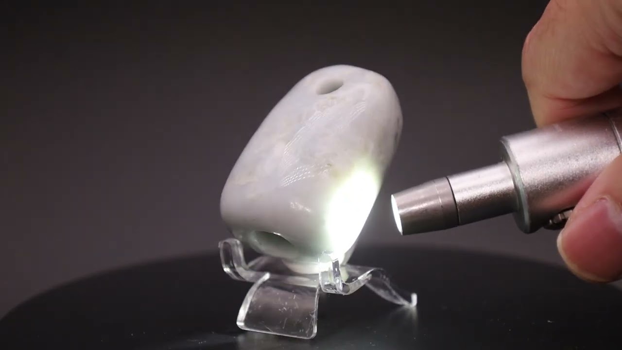 糸魚川翡翠石笛(ひすい ヒスイ Jadeite)IJ260319 - YouTube