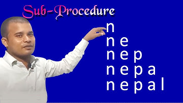 left$ in qbasic | string pattern using sub procedure | how to use left$ in Qbasic