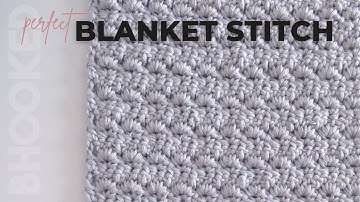 EASY BLANKET STITCH - Crochet Primrose Stitch