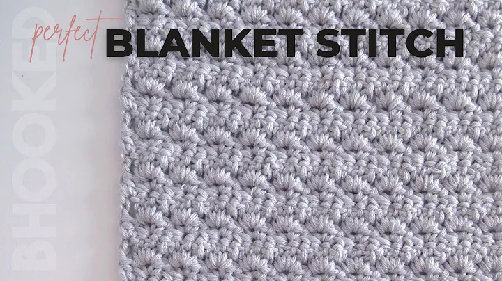 EASY BLANKET STITCH - Crochet Primrose Stitch
