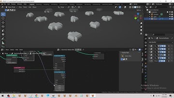 Random Rotations of mesh islands using accumulate fields