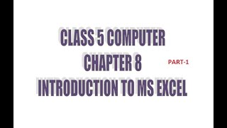 CLASS 5 COMPUTER CHAPTER 8  01