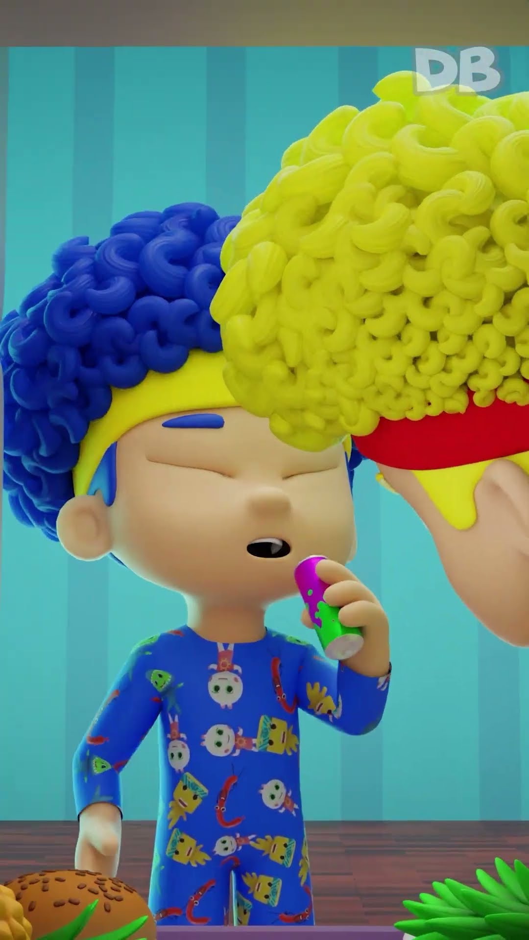 Cha-Cha sonámbulo | D Billions Canciones Infantiles #shorts #db