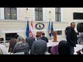 Press konferencija Elmedina Konakovića i austrijske ministrice evropskih i međunarodnih poslova
