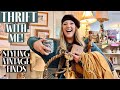 THE FIRST STOP WAS WORTH IT!!! | Thrift With Me! | Vintage Shopping + Styling | Goodwill Haul