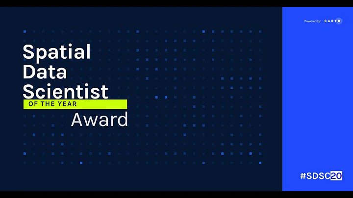 Spatial Data Scientist of the Year 2020 Award | Announcement & Presentation | Esteban Moro | UC3M