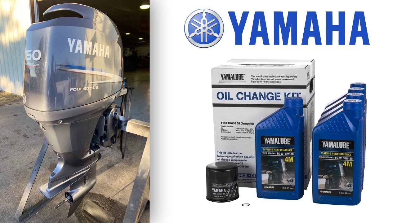 Como cambiar el aceite a un YAMAHA 150 HP FOUR STROKE SERVICIO DE 100
