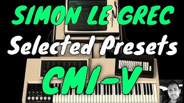 Arturia | CMI V | Selected presets
