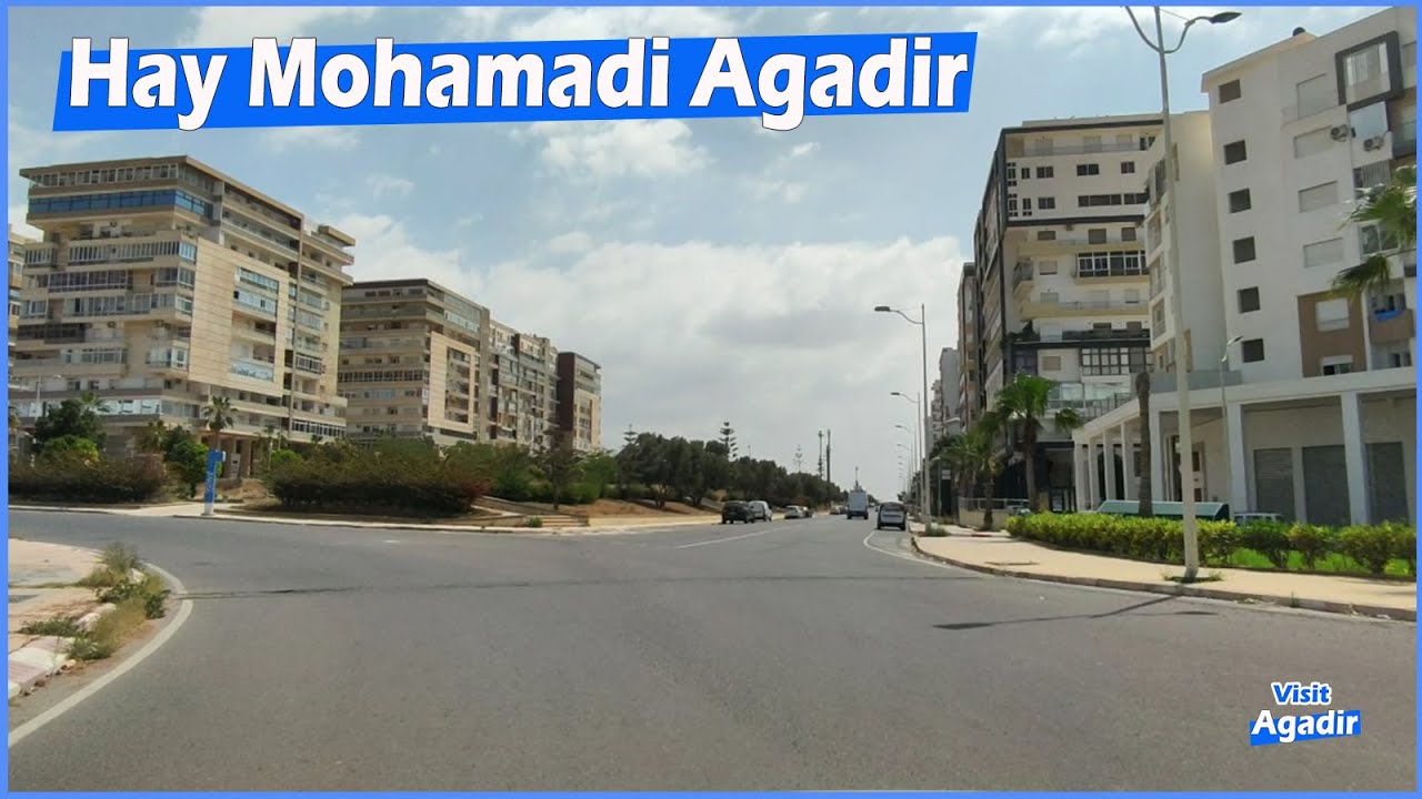 Hay mohammadi Agadir Morocco - Driving in Agadir 2023