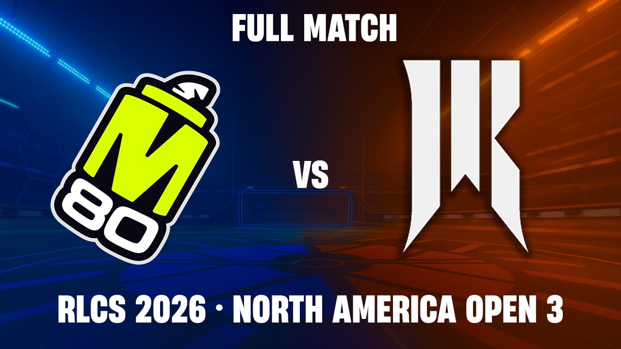 [ПОЛНЫЙ МАТЧ] M80 против Shopify | RLCS 2026 Северная Америка - Открытый турнир 3