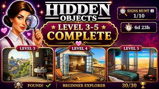 Hidden Objects: Puzzle Games | Level 3-5 Walkthrough & Full Gameplay