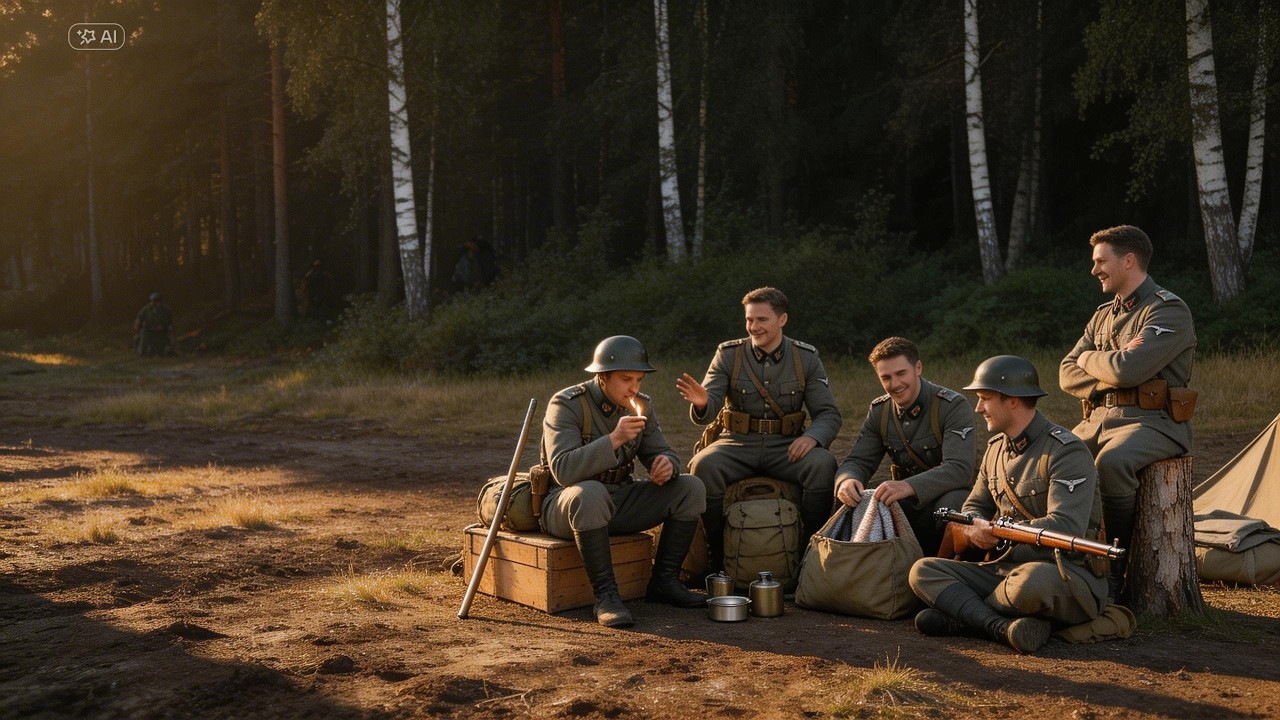 НЕМЦЫ ОСТАНОВИЛИСЬ слишком близко к лесу — и это решило всё