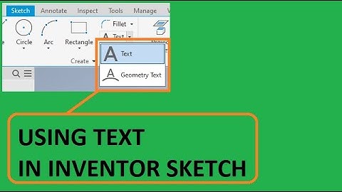 HOW TO USE TEXT OPTION IN INVENTOR PROFESSIONAL