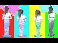 Kids Learn Colors with Finger Family Song - Babies turning around - Little Mermaid - 【JoJo Siwa】