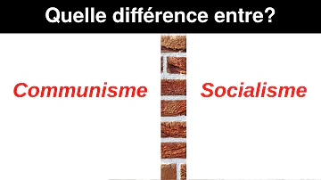 Quel est la différence entre capitalisme et socialisme ?