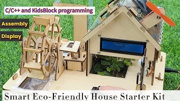 KEYESTUDIO 丨KS0576 How to Assemble the perfect Smart Eco-Friendly House Starter Kit❓#stem #robot