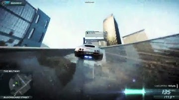 Epic Need For Speed Most Wanted Jump w/ Bugatti Veyron