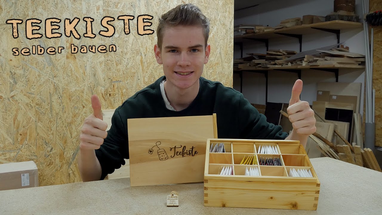 Coole Teekiste ganz einfach selber bauen | Teebox