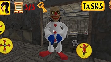 Clown Hospital Neighbor Escape 3D - Level 2 - Gameplay