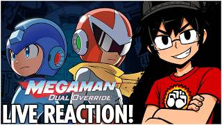 Lets React: Mega Man: Dual Override - 1st Trailer - Mega Man Gameplay (REACTION)