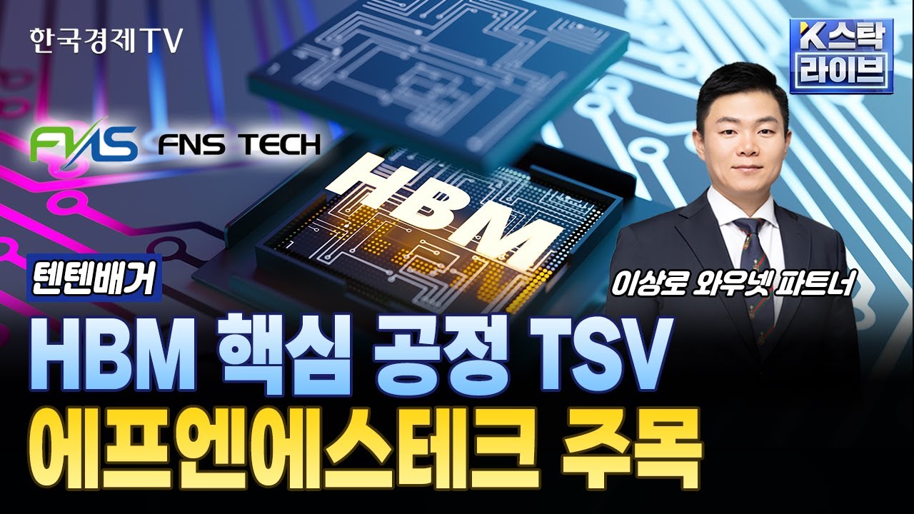 HBM 핵심 공정 TSV, 에프엔에스테크 주목ㅣ#에프엔에스테크 #한미반도체 #해성디에스